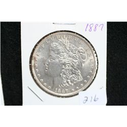 1887 Silver Morgan $1