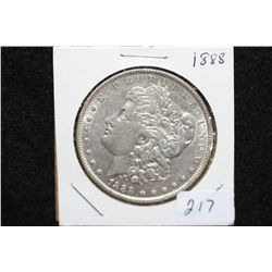1888 Silver Morgan $1