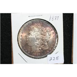 1887 Silver Morgan $1