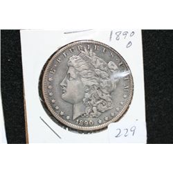 1890-O Silver Morgan $1