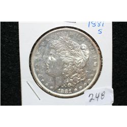 1881-S Silver Morgan $1