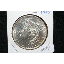 1885 Silver Morgan $1