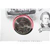 Image 1 : 2004 First Day Issue Stamp w/Lewis & Clark Keelboat nickel, Denver mint