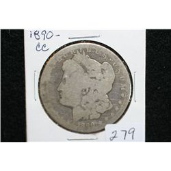 1890-CC Silver Morgan $1