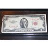 Image 1 : 1953-B US Note $2, Red Seal, #A74043676A