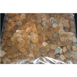 Wheat Back penny, various dates & conditions, lot of 1800+