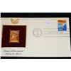 Image 2 : 1981 First Day Issue Gold Replica stamp w/stamps, Space Achievement Probing the Planets
