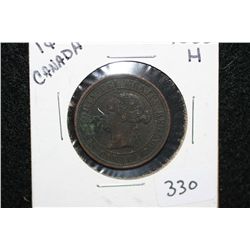 1882-H Canada One Cent