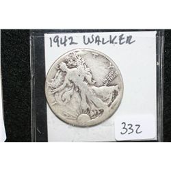 1942 Walking Liberty half dollar