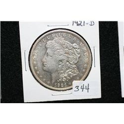 1921-D Silver Morgan $1