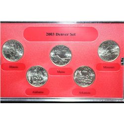 2003-D US Mint quarter set