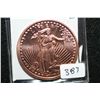 Image 1 : 2011 Copper Round, .999 fine 1 oz.