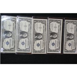 1957 US Silver Certificate $1, Blue Seal, #M07524089A, 1957-A US Silver Certificate $1, Blue Seal, #