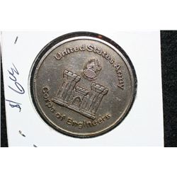 US Army Corps of Engineers Medallion presented by Commanding General Chief of Engineers