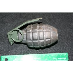 WWII hand grenade, disarmed