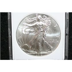 2012 Silver Eagle $1, MCPCG graded MS70