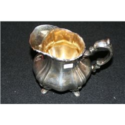 Sterling Silver Milk Pitcher, E.P.C.A. Bamcaster Rose by Bole