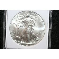 2012 Silver Eagle $1, MCPCG graded MS70