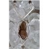 Image 1 : One of a Kind Freeform Petrified Wood Stone Pendant and