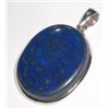 Image 1 : Lapis Pendant set in Solid Sterling Silver *STAMPED .925* Mounting!! Total weight of Pendant with St