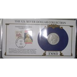 1880 Morgan Silver Dollar "The U.S. Silver Collection" *COMES WITH MORGAN SILVER DOLLAR & STAMP IN P