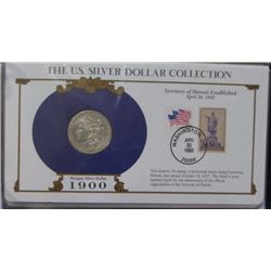 1900 Morgan Silver Dollar "The U.S. Silver Collection" *COMES WITH MORGAN SILVER DOLLAR & STAMP IN P