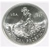 Image 1 : 1987 ENGLEHARD *PROSPECTOR* 1oz .999 SILVER Bullion Coin! Coin Actually weighs 1.10oz!!