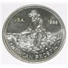Image 1 : 1986 ENGLEHARD *PROSPECTOR* 1oz .999 SILVER Bullion Coin! Coin Actually weighs 1.10oz!!