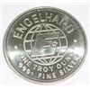 Image 2 : 1984 ENGLEHARD *PROSPECTOR* 1oz .999 SILVER Bullion Coin! Coin Actually weighs 1.10oz!!