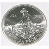 Image 1 : 1985 ENGLEHARD *PROSPECTOR* 1oz .999 SILVER Bullion Coin! Coin Actually weighs 1.10oz!!