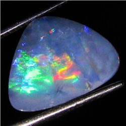 3.8ct Australian Black Opal Doublet Full Fire (GEM-36241)