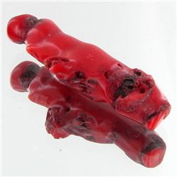 46.25ct Red Coral Freeform (MIN-000638)