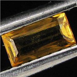 0.4ct Orange Yellow Songea Sapphire Baguette (GEM-29470H)