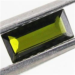 0.45ct Blue Green Tourmaline Baugette (GEM-40806)