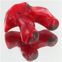 38ct Red Coral Freeform (MIN-000757)