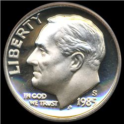 1985S Proof Roosevelt 10c 5c Graded PR69 (COI-9754)