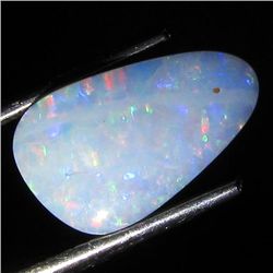 2.75ct Australian Black Opal Doublet Full Fire (GEM-36450)