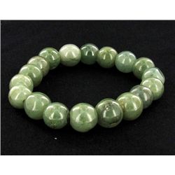 200ct Green Jade Bead Bracelet (JEW-2206)