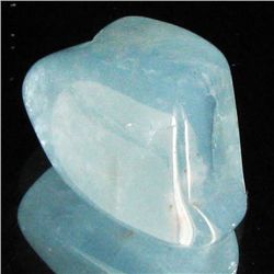 28.35ct Strong Blue Freeform Aquamarine Cabochon (GEM-33714)