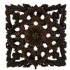 Image 2 : Handcarved Burma Teak Lotus Panel (CLB-312)