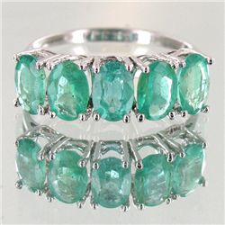 9.15twc Colombian Emerald 10k Gold Ring (JEW-2901)