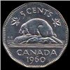 Image 2 : 1960 Canada 5c Hi Grade GEM Unc (COI-7932)