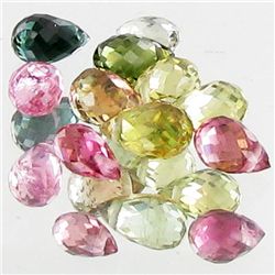 3.52ct Fancy Tourmaline Briolette Parcel (GEM-3197A)