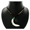 Image 1 : Tibet Shell Horn Nickel Necklace (ANT-1096)