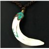 Image 2 : Tibet Shell Horn Nickel Necklace (ANT-1096)