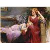 Image 1 : Pino Hand Signed Giclee On Canvas "A Mother's Love"