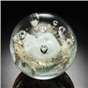 Image 1 : Art Glass Gold Leaf Bubble Sphere 3" Dia