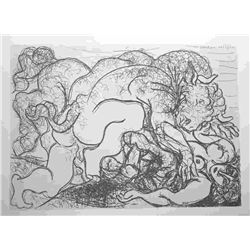 Vintage 1956 Picasso Lithograph