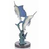 Image 1 : Marlin & Sailfish  Bronze Sculpture