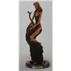 Image 1 : "Lady With Peacock" Bronze Sculpture - Chiparus